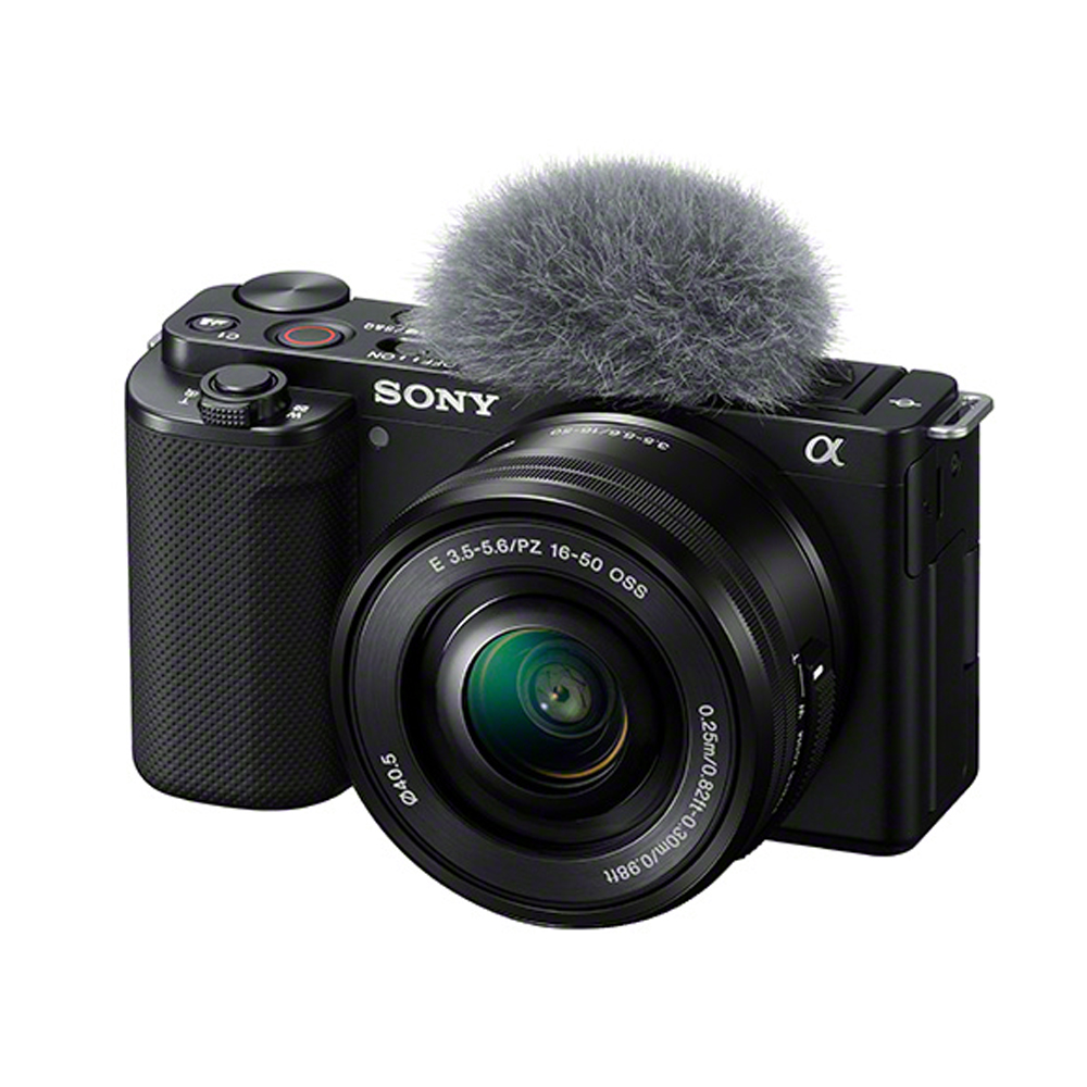 SONY Vlog camera ZV-E10 + SELP1650 標準單鏡組 黑 (公司貨)