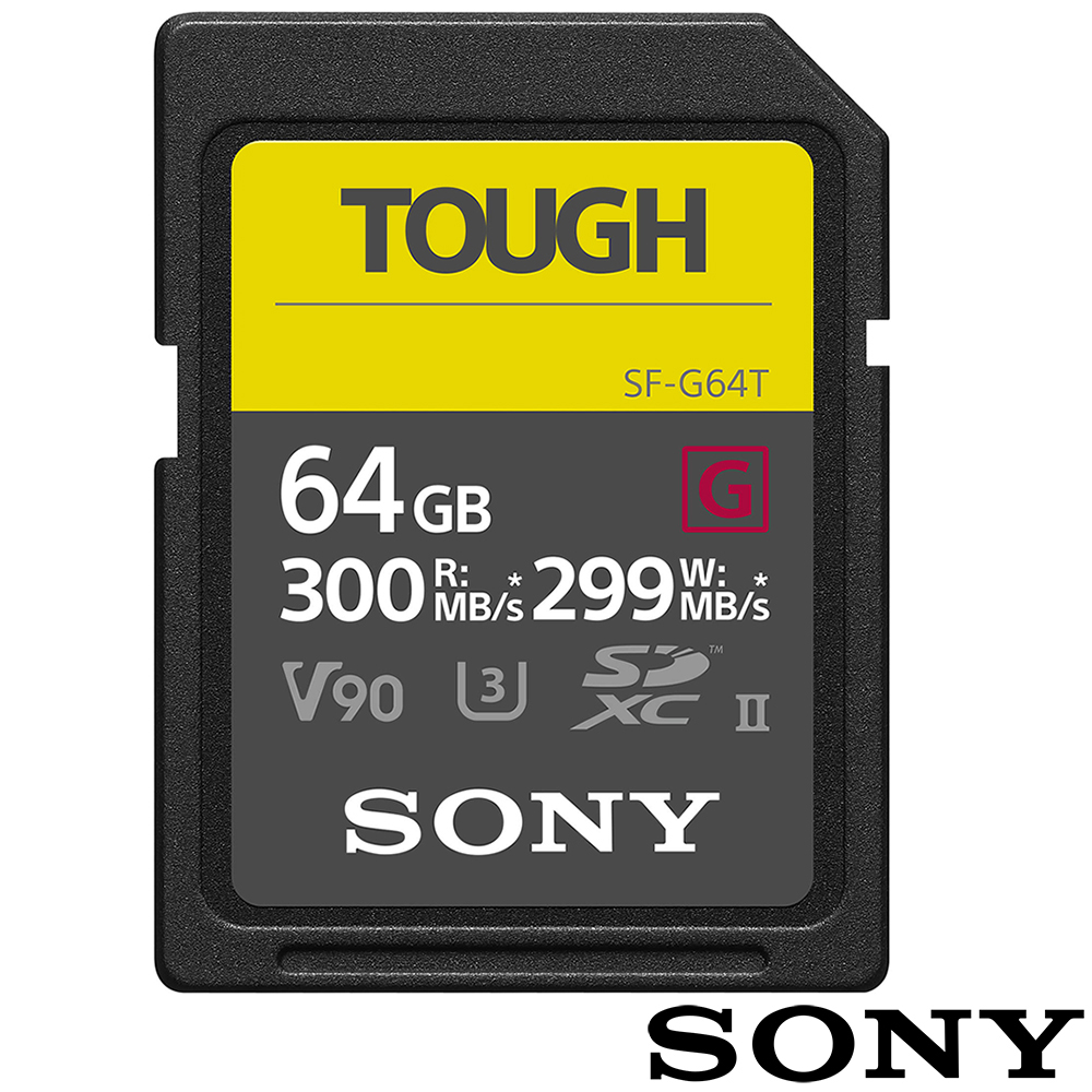 SONY 索尼 SF-G64T SD SDXC 64G 64GB 300MB/S TOUGH UHS-II 高速記憶卡(公司貨)