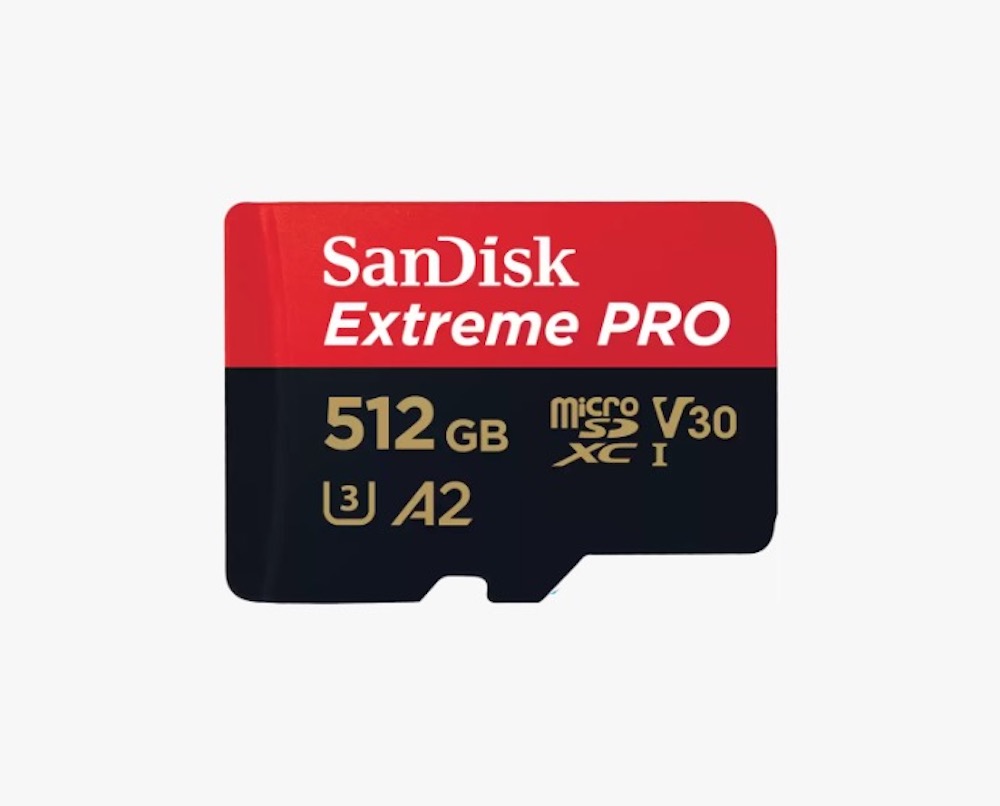 SanDisk 512GB Extreme PRO microSDXC™ UHS-I 記憶卡