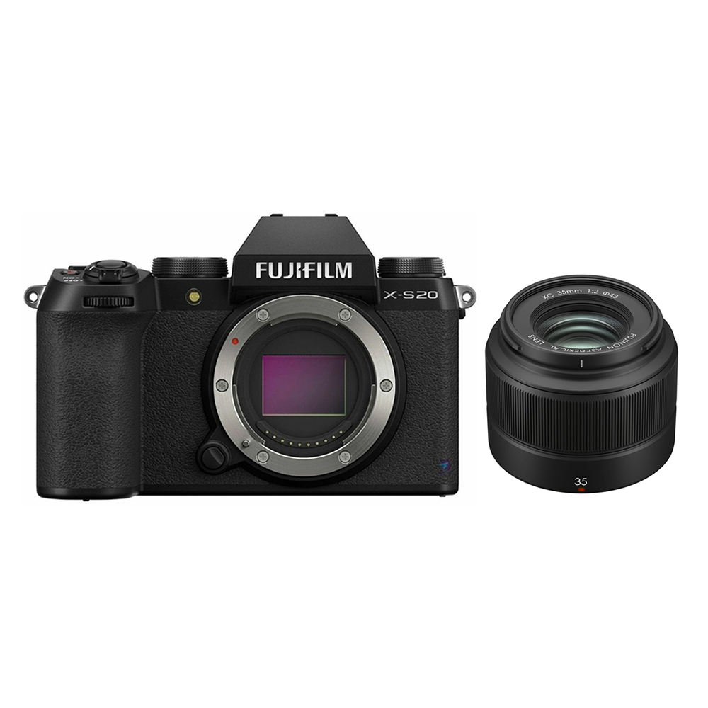 FUJIFILM 富士 X-S20+XC 35mm F2 單鏡組(XS20，公司貨)128G全配組
