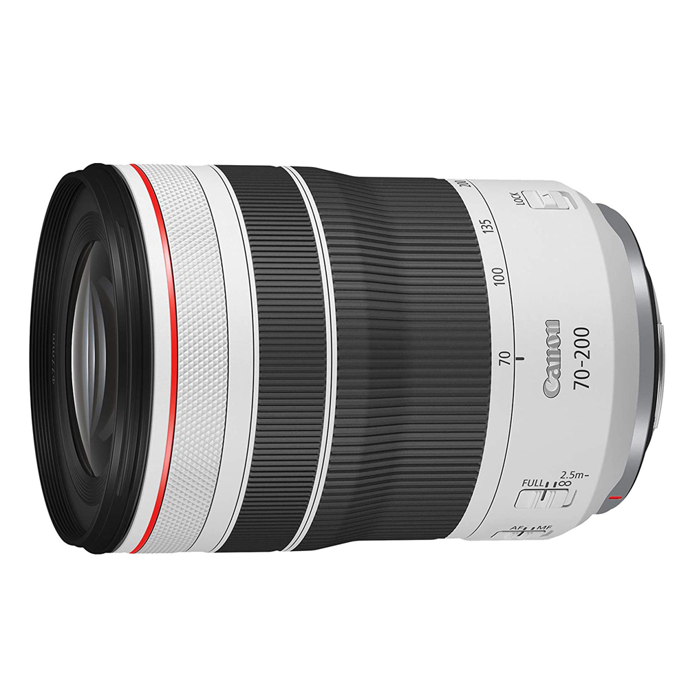  Canon 佳能 RF 70-200mm F/4L IS USM 望遠變焦鏡頭，具備標準變焦功能，提供 70-200mm 焦段與影像穩定器（IS），超音波馬達（USM）確保快速對焦。高階 L 系列光學品質，適用 Canon R-Mount 相機，亦可轉接 Canon EF-Mount 使用，為正品公司貨，專業攝影首選。 