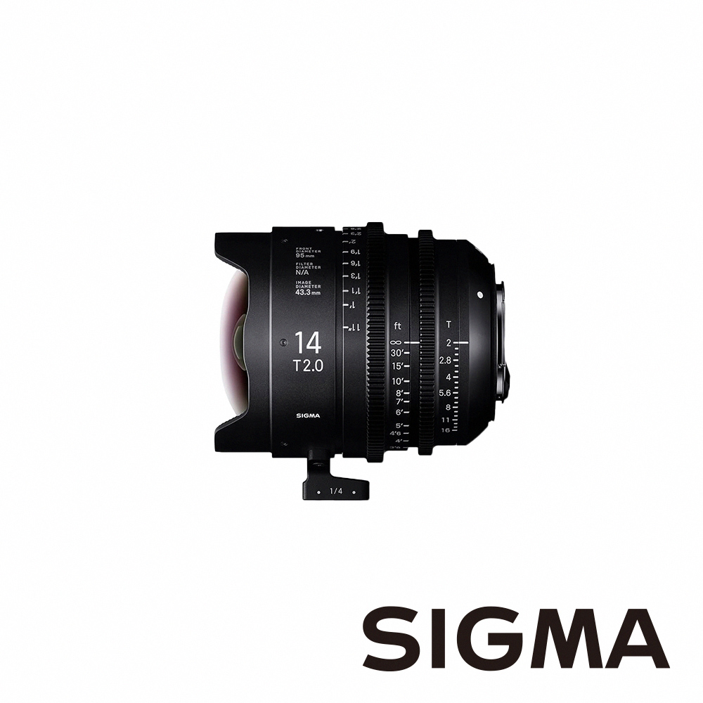SIGMA FF High Speed Prime Line 14mm T2.0 全片幅高速定焦系列電影鏡頭 適用 E mount