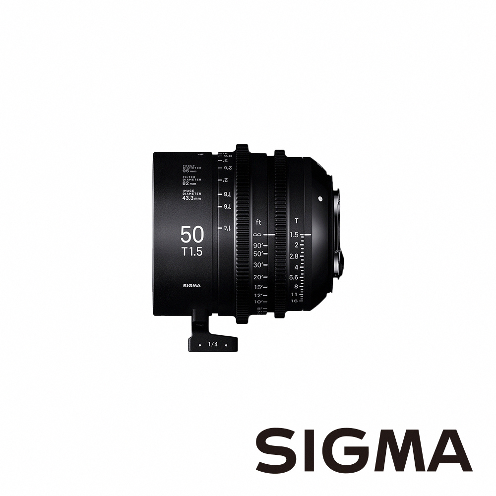 SIGMA FF High Speed Prime Line 50mm T1.5 全片幅高速定焦系列電影鏡頭 適用 EF mount