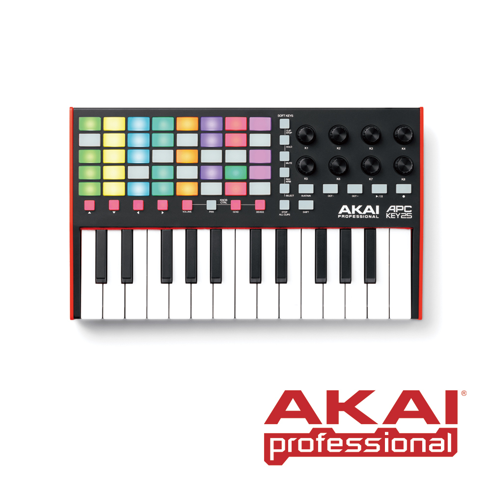 AKAI PAPC Key 25 mk2 USB MIDI 鍵盤 公司貨