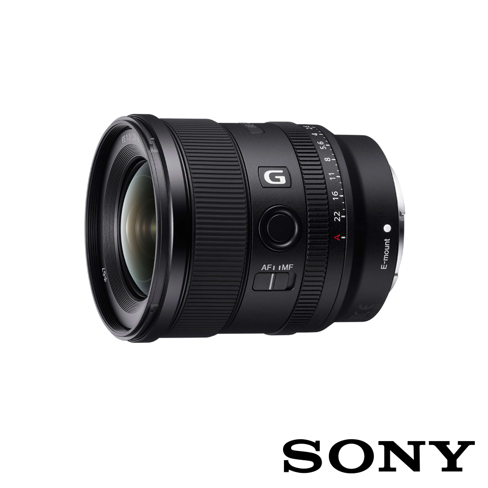 Sony 全片幅 FE 20mm F1.8 G 大光圈超廣角定焦鏡頭 SEL20F18G (公司貨 保固24個月)