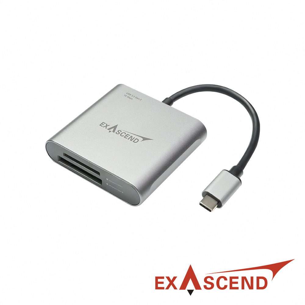 Exascend CFexpress Type B/SD 二合一讀卡機 (USB Type-C 介面) 公司貨