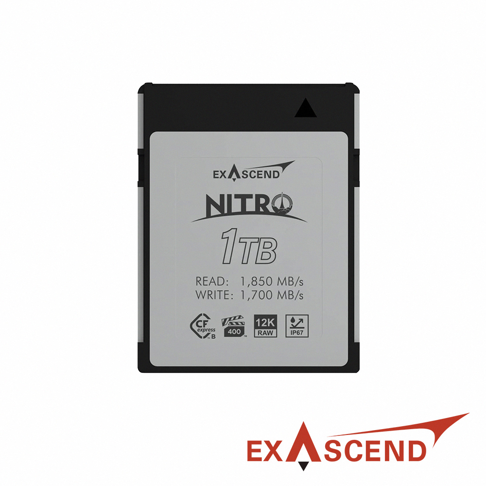 Exascend Nitro CFexpress Type B 高速記憶卡 1TB 公司貨