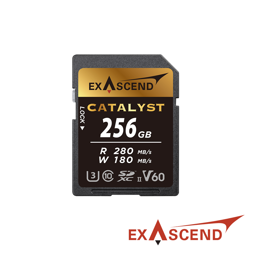 Exascend Catalyst V60 高速 SD記憶卡 256GB 公司貨