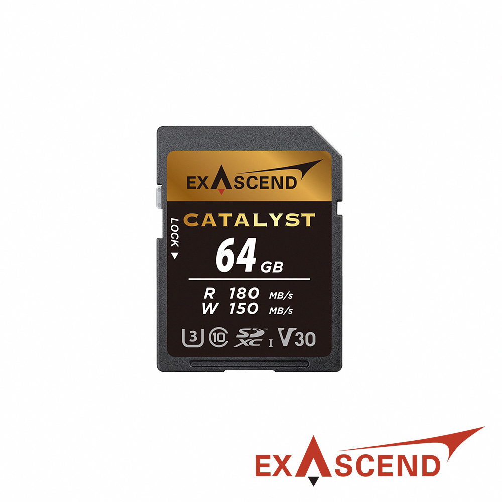Exascend Catalyst V30 SD記憶卡 64GB 公司貨