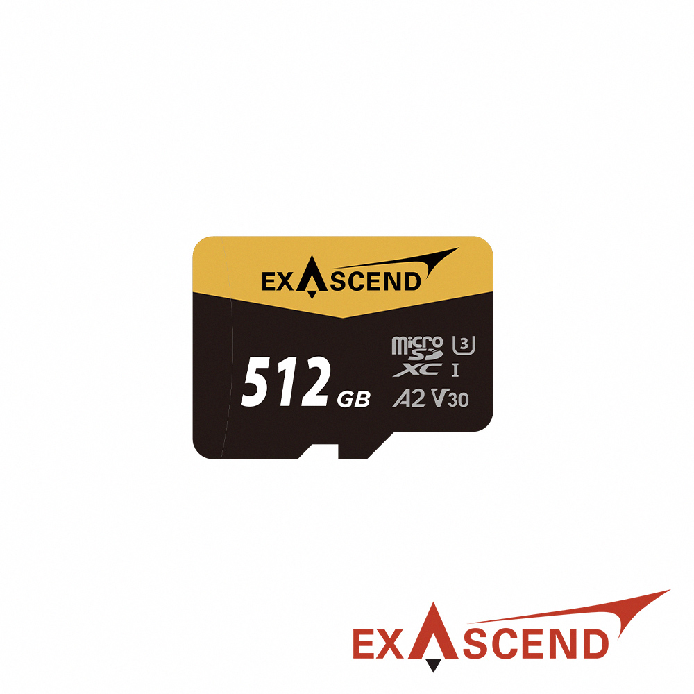 Exascend Catalyst microSD V30 高速記憶卡 512GB 公司貨