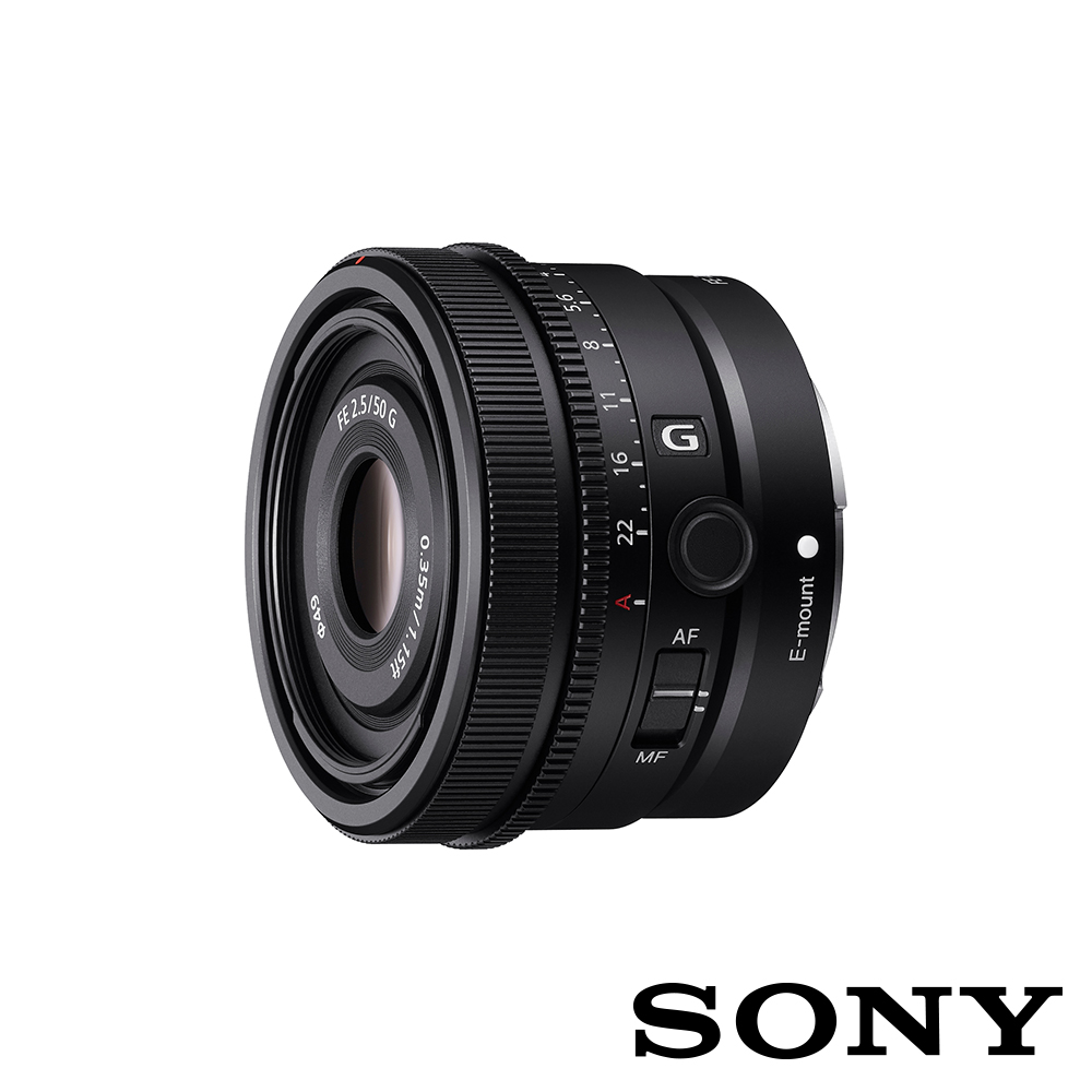 Sony 全片幅 FE 50mm F2.5 G 標準定焦鏡 SEL50F25G