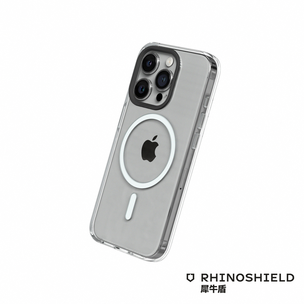 RHINOSHIELD 犀牛盾 iPhone 15 Pro Max Clear MagSafe 磁吸透明手機殼 (抗黃終生保固)