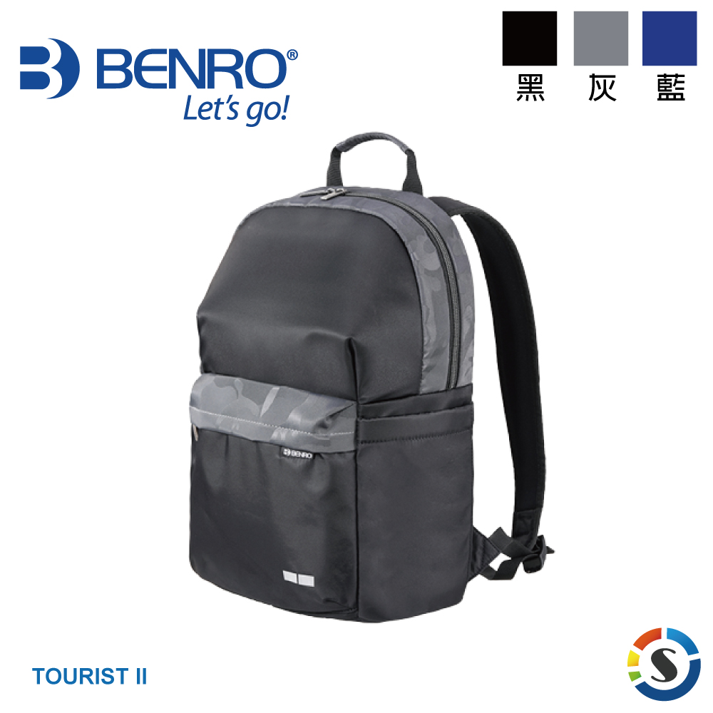 BENRO百諾 TOURIST II 旅行者系列雙肩包 (黑/灰/藍)