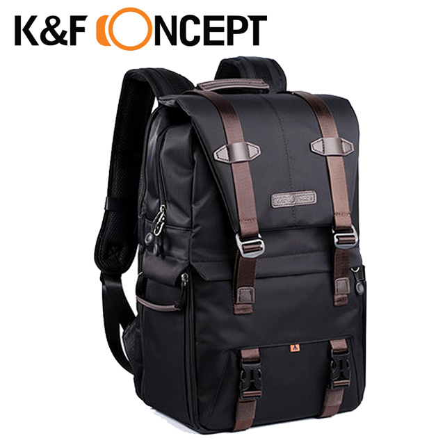 K&F Concept 時尚者 專業攝影單眼相機後背包 黑 KF13.092