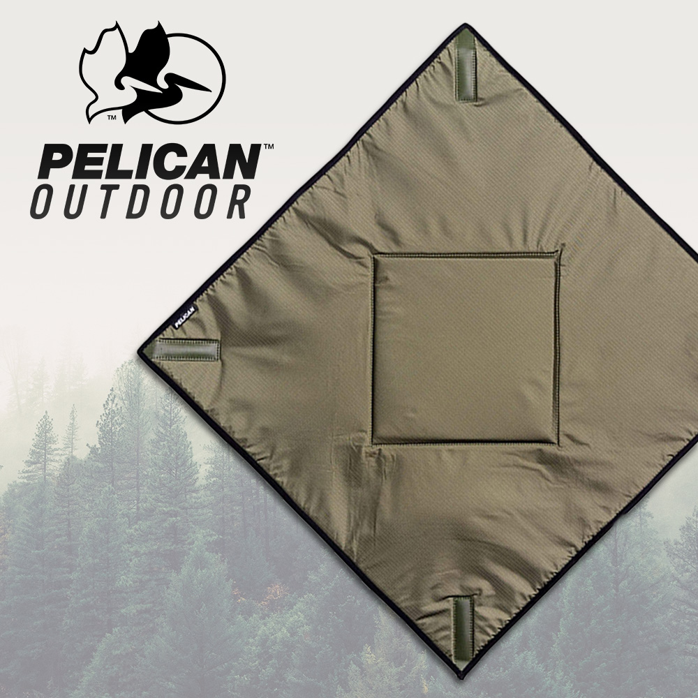 美國 Pelican Outdoor 派力肯 戶外系列 設備防護包布-小 (40x40 CM) - 軍用綠