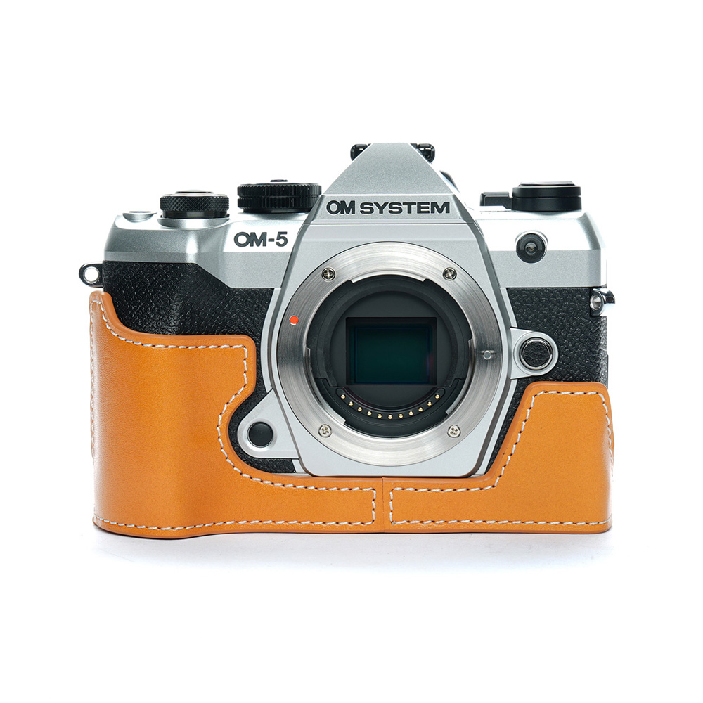 TP original Olympus OM SYSTEM OM-5 Mark II 專用真皮相機套