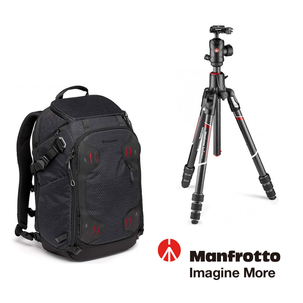 Manfrotto Multiloader 後背包 M + Befree GT XPRO 碳纖維旅行三腳架 正成公司貨