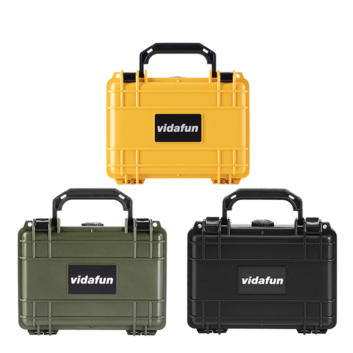 Vidafun V07 防水耐撞提把收納氣密箱 黑色