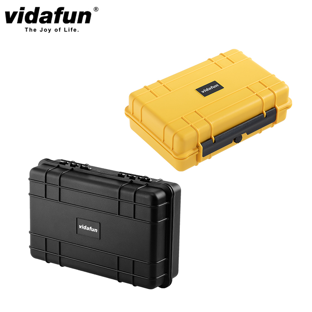 Vidafun V08 防水耐撞提把收納氣密箱 黑色