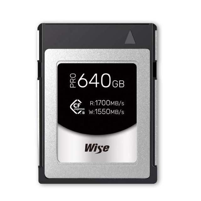 Wise CFexpress 640GB Type B PRO 記憶卡
