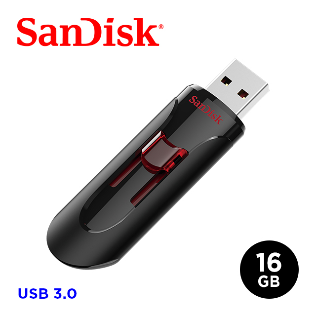 SanDisk Cruzer USB3.0 隨身碟16GB (公司貨) CZ600-五入組