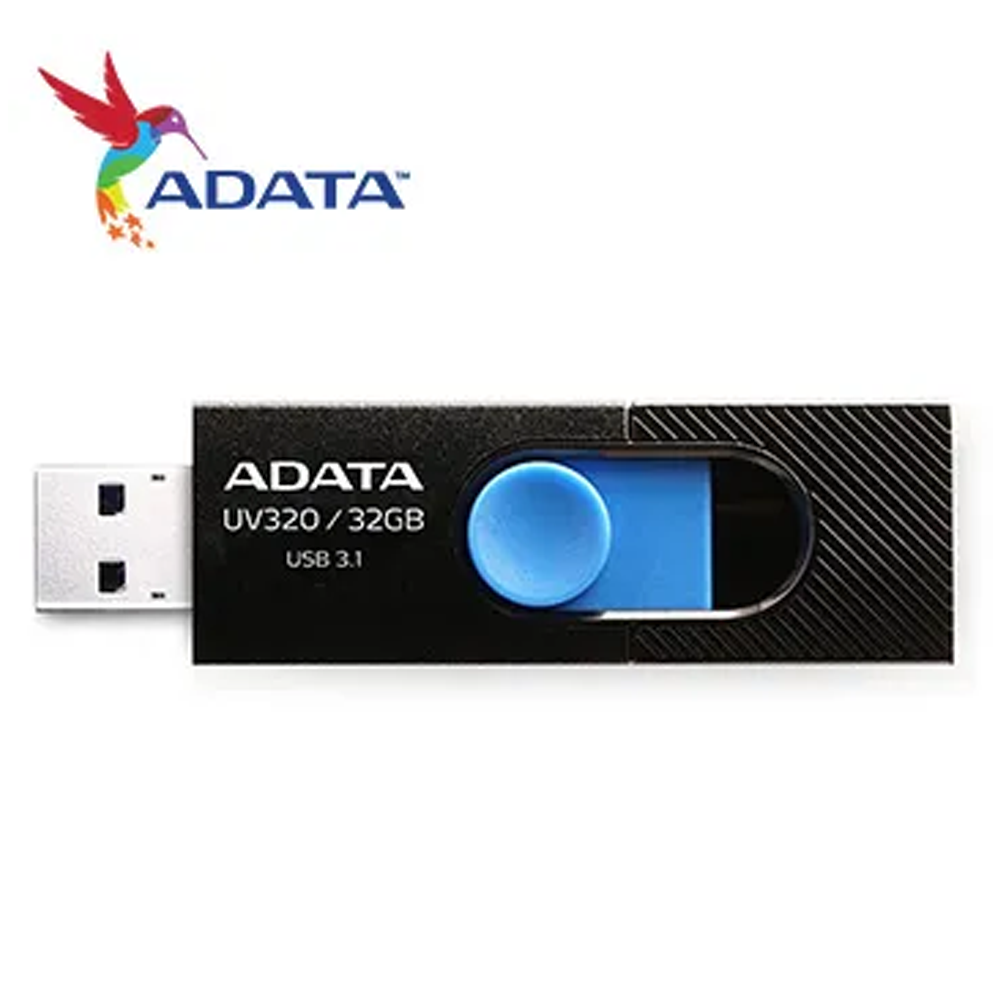 [5入組 ADATA威剛 UV320 32GB USB3.2 隨身碟-黑