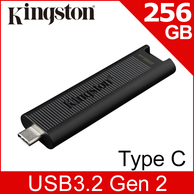 金士頓 Kingston DataTraveler Max USB 3.2 Gen 2 隨身碟 (DTMAX/256GB)