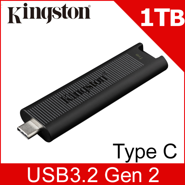 金士頓 Kingston DataTraveler Max USB 3.2 Gen 2 隨身碟 (DTMAX/1TB)