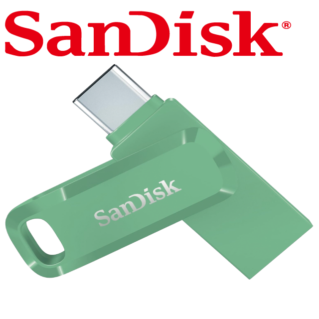 SanDisk Ultra Go USB Type-C 512GB 雙用隨身碟-草本綠