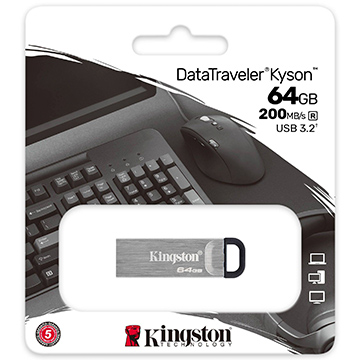 Kingston 金士頓 64GB 64G【DTKN/64GB】DataTraveler Kyson USB 3.2 隨身碟 原廠保固