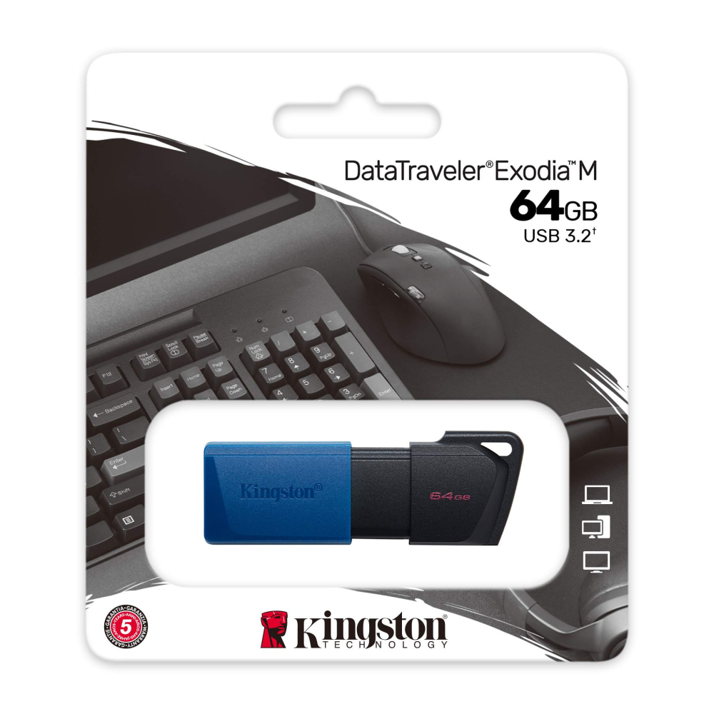 Kingston 金士頓 64GB 64G【DTXM/64GB】DataTraveler Exodia M USB 3.2 隨身碟