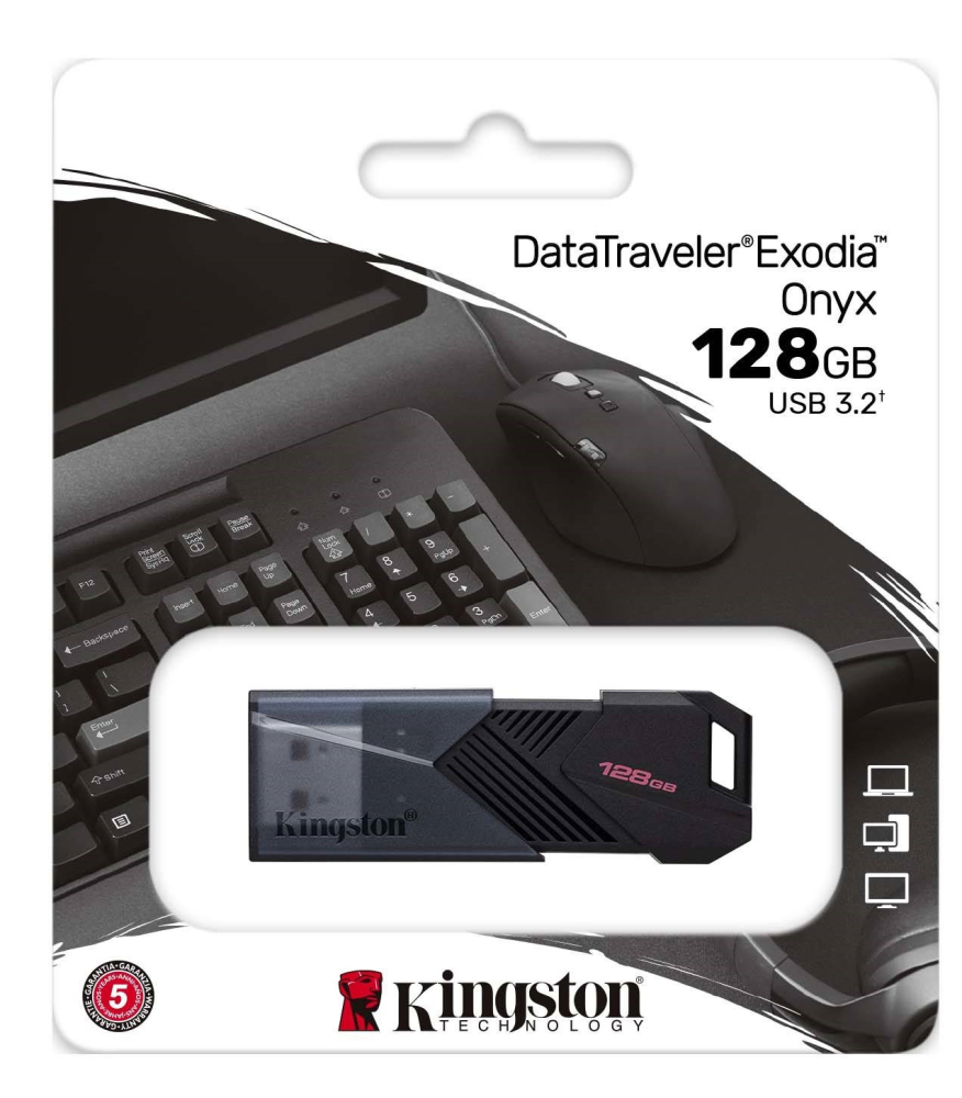 Kingston 金士頓 128GB 128G【DTXON/128GB】DataTraveler Exodia Onyx USB 3.2 隨身碟