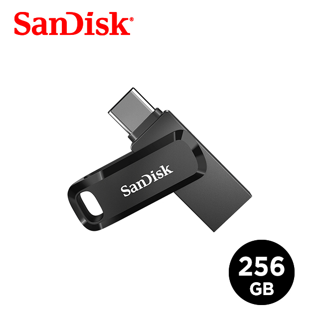 [全新升級版 SanDisk 晟碟Ultra Go USB Type-C 雙用隨身碟256GB