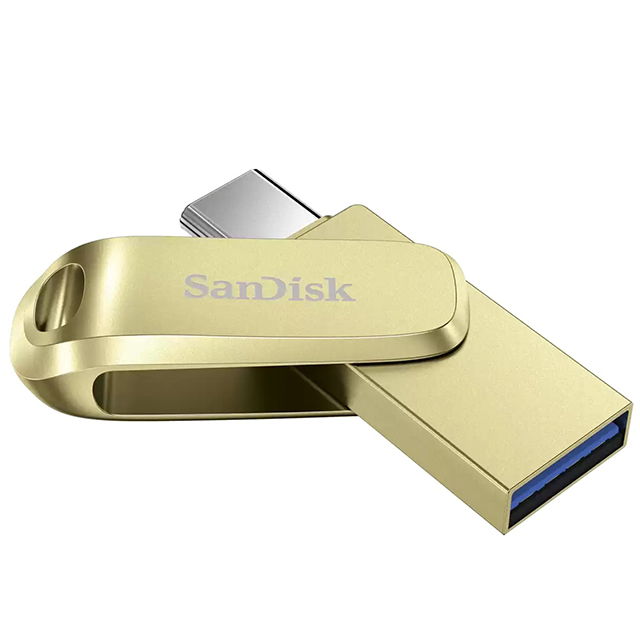 SanDisk 512GB 512G 金 Ultra Luxe TYPE-C【SDDDC4-512G】OTG USB 3.2 雙用隨身碟