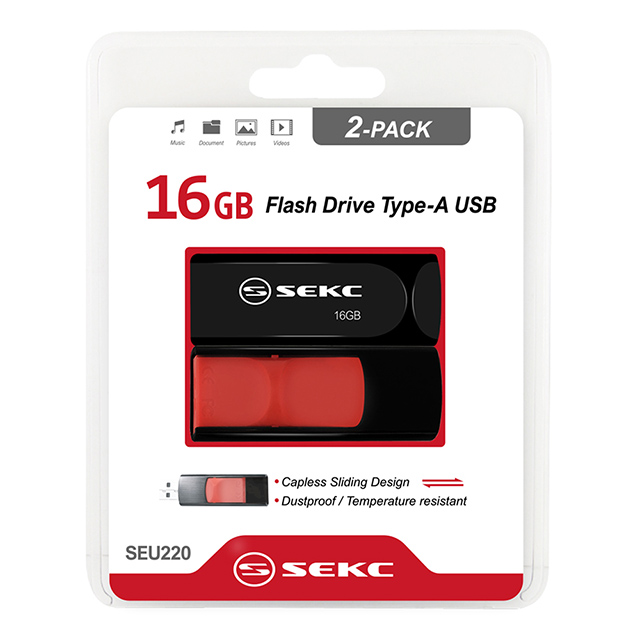 SEKC 16GB USB2.0 隨身碟 2入組