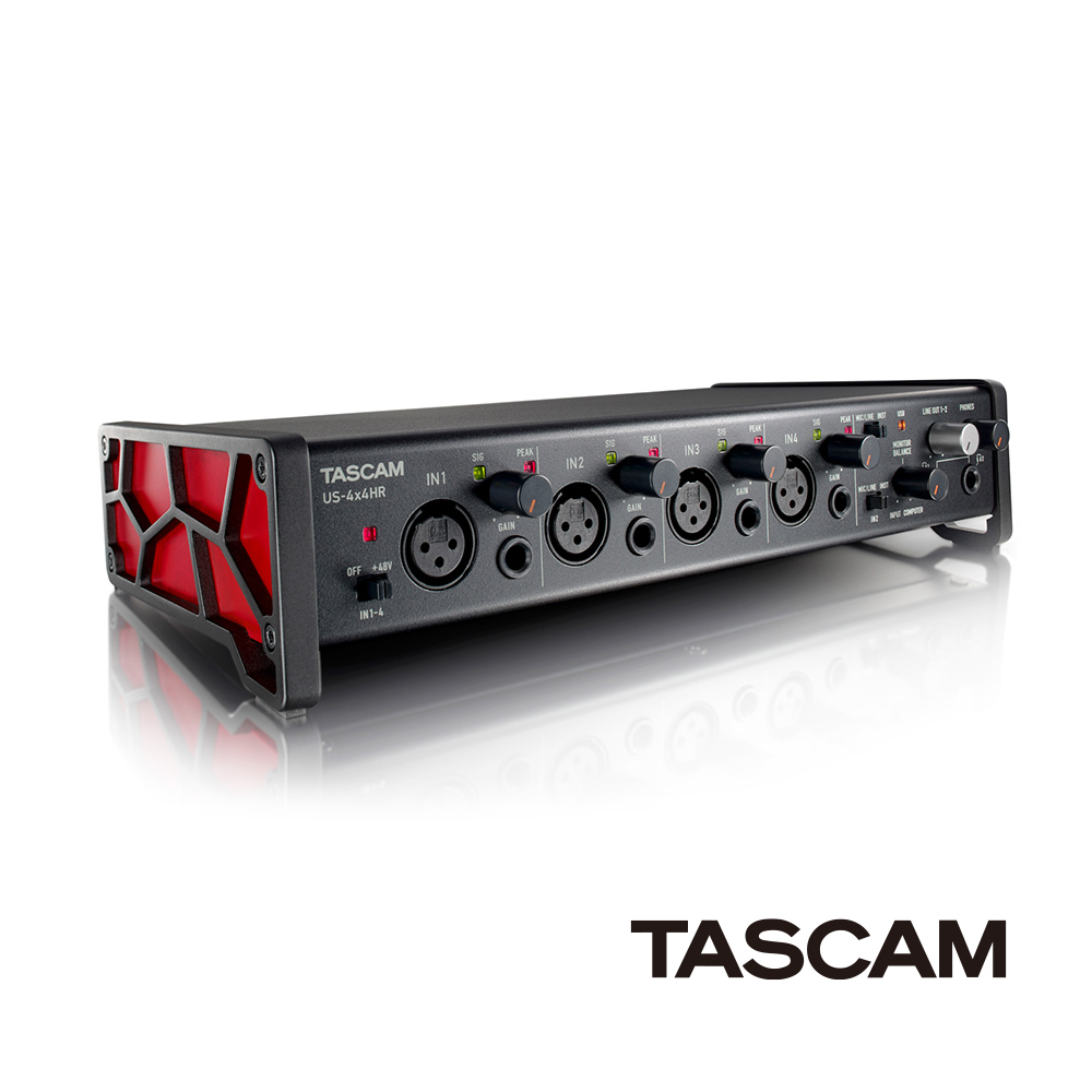 TASCAM US-4X4HR 錄音介面 公司貨