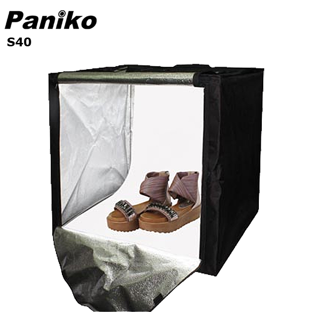 Paniko快速摺疊LED攝影光棚(S40)