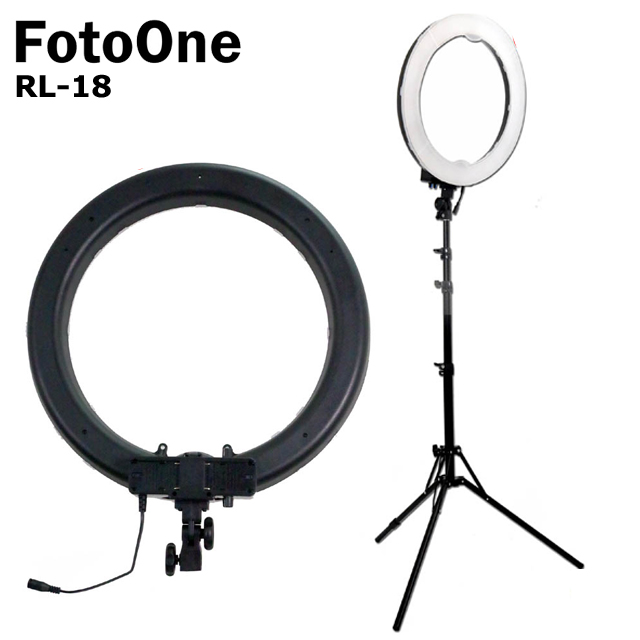 FotoOne RL18可調色溫LED環形攝影燈
