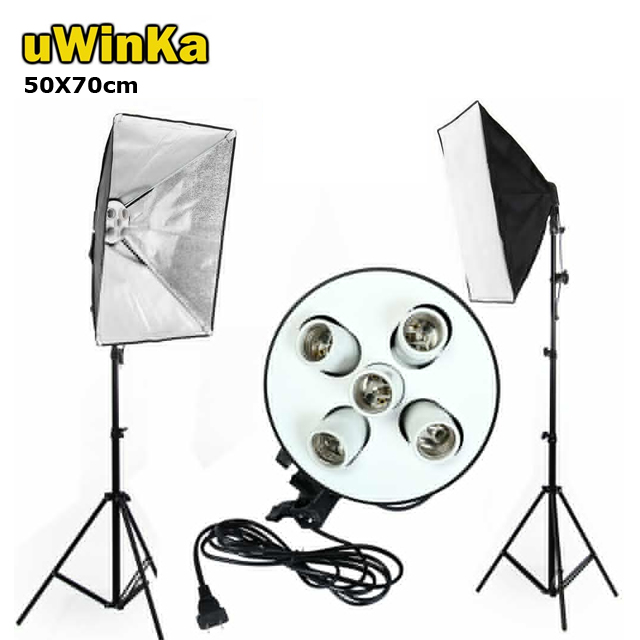 UWINKA專業五聯燈50X70cm雙燈組