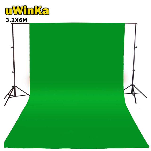 UWINKA 攝影背景布3.2X6M-綠色