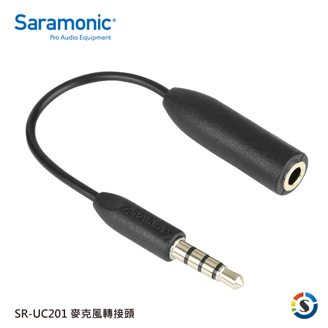 Saramonic 楓笛 麥克風轉接線 SR-UC201