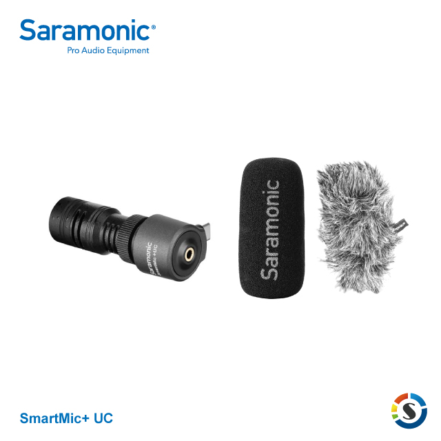 Saramonic 楓笛 智慧型手機、單眼相機麥克風 SmartMic+ UC