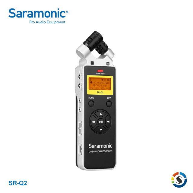 Saramonic 楓笛 SR-Q2 手持雙聲道立體聲錄音筆