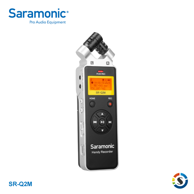 Saramonic 楓笛 SR-Q2M 手持雙聲道立體聲錄音筆
