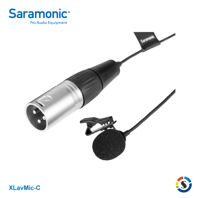 Saramonic 楓笛 XLavMic-C XLR心型指向式領夾麥克風
