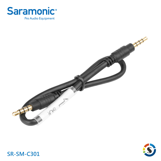 Saramonic 楓笛 SR-SM-C301 3.5mm轉3.5mm音源轉接線