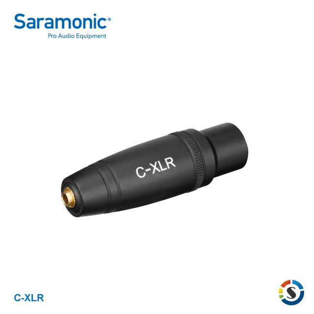 Saramonic 楓笛 C-XLR 3.5mm轉XLR音源轉接頭