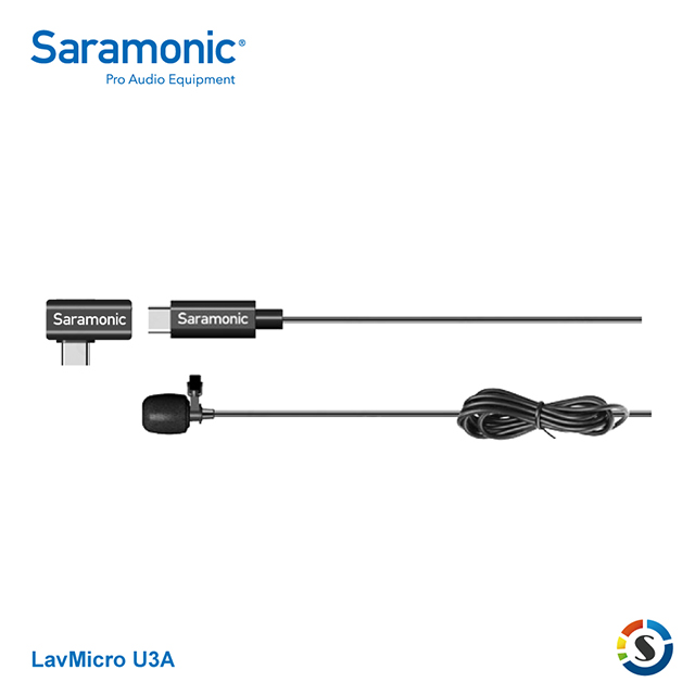 Saramonic楓笛 LavMicro U3A Type-C全向型領夾麥克風