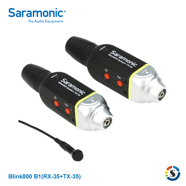 Saramonic楓笛 Blink800 B1(RX-35+TX-35) 一對一無線麥克風套組