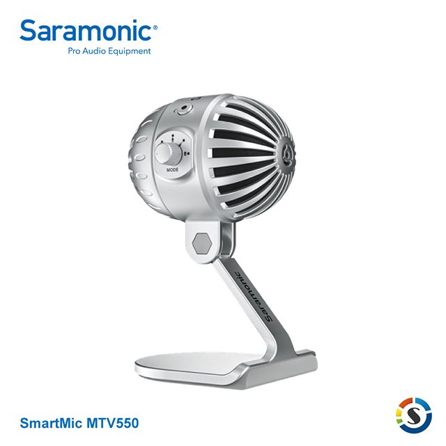 Saramonic楓笛 SmartMic MTV550 桌上型直播麥克風